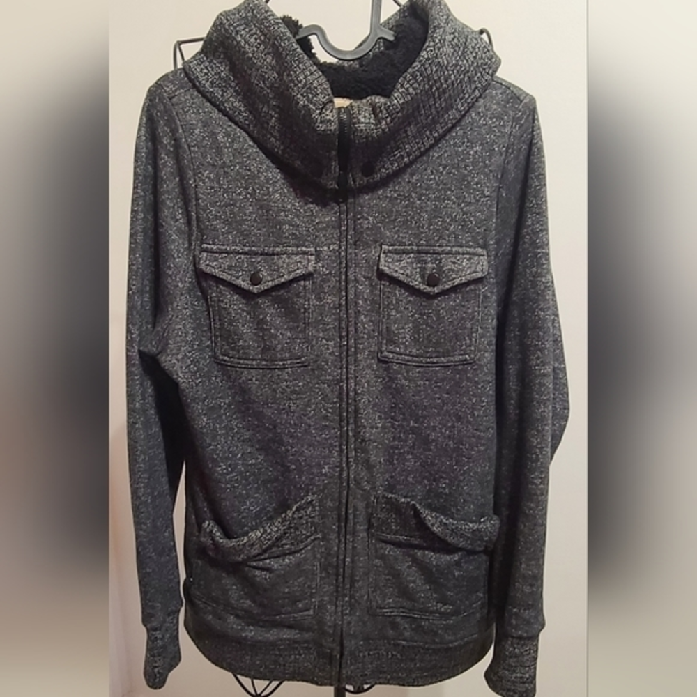 Fleece‎ zip hoodie